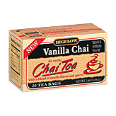 Bigelow  vanilla chai black tea, 20-bags Left Picture